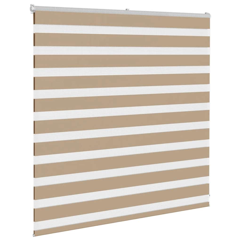 zebrafüggönnyel homokbarna szövetszélesség 135,9 cm poliészter