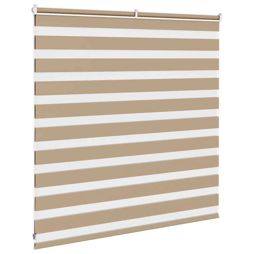zebrafüggönnyel homokbarna szövetszélesség 135,9 cm poliészter