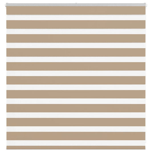zebrafüggönnyel homokbarna szövetszélesség 140,9 cm poliészter