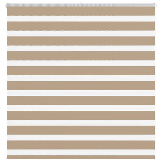 zebrafüggönnyel homokbarna szövetszélesség 145,9 cm poliészter