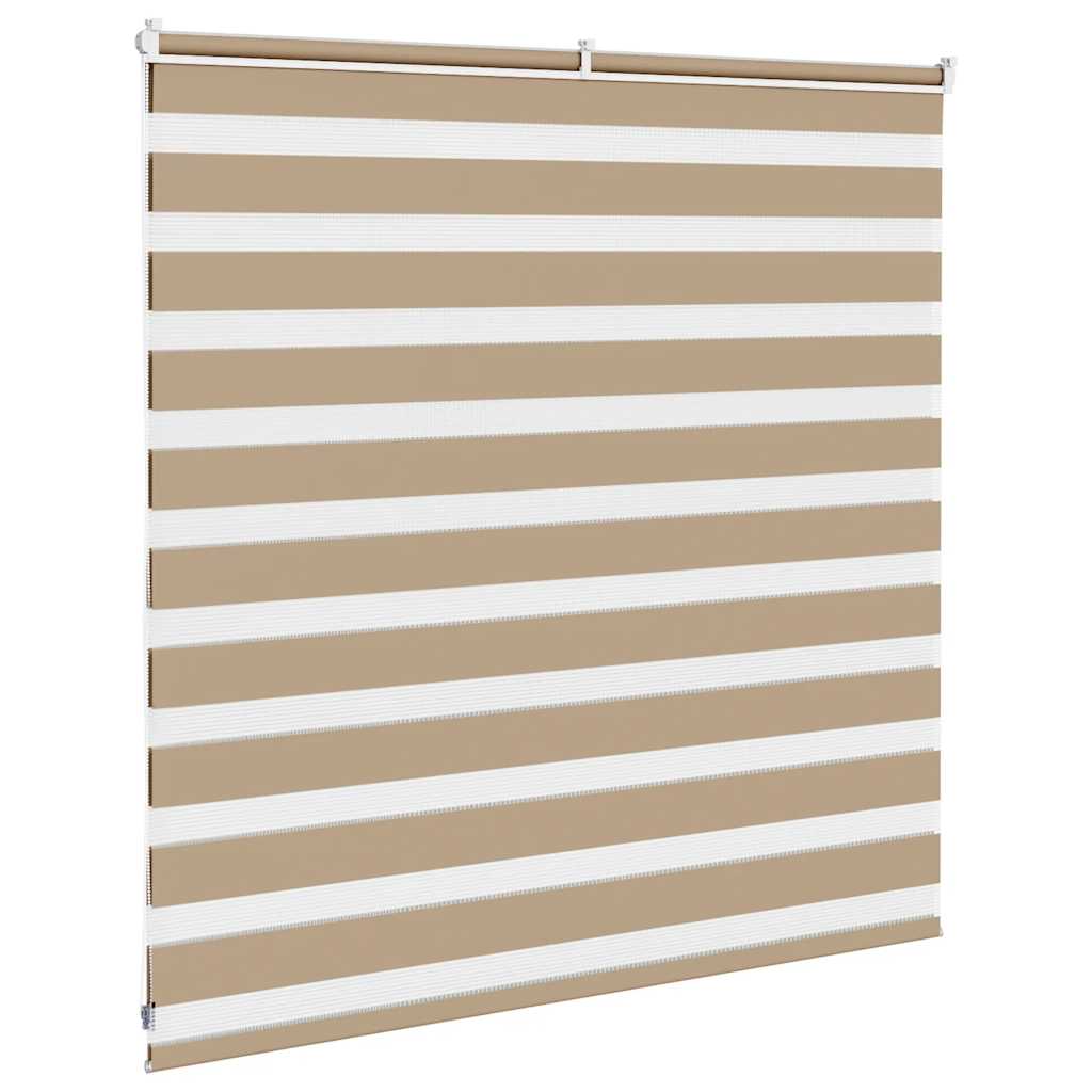zebrafüggönnyel homokbarna szövetszélesség 145,9 cm poliészter
