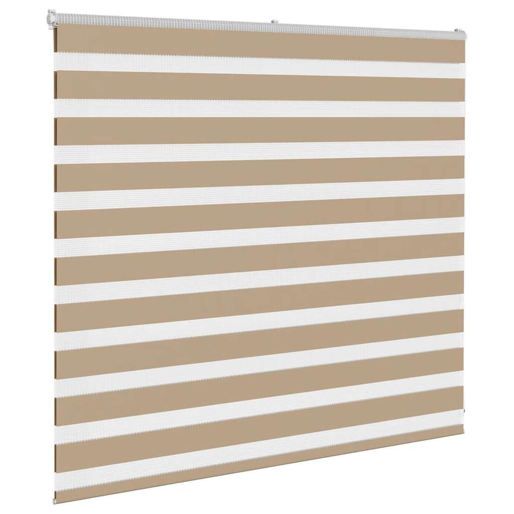 zebrafüggönnyel homokbarna szövetszélesség 150,9 cm poliészter
