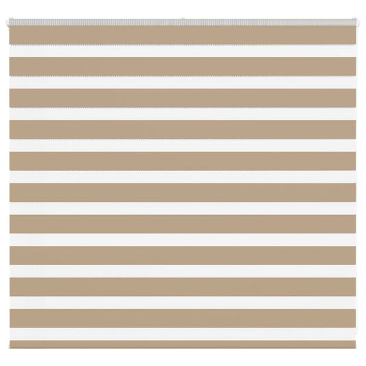 zebrafüggönnyel homokbarna szövetszélesség 155,9 cm poliészter