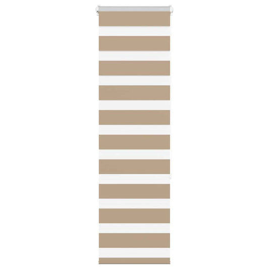 zebrafüggönnyel homokbarna szövetszélesség 35,9 cm poliészter