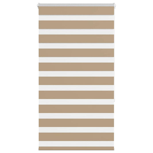 zebrafüggönnyel homokbarna szövetszélesség 70,9 cm poliészter