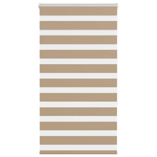 zebrafüggönnyel homokbarna szövetszélesség 85,9 cm poliészter