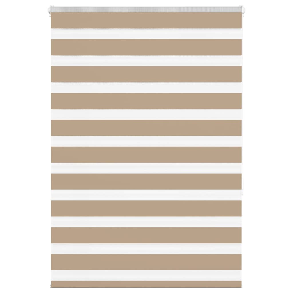 zebrafüggönnyel homokbarna szövetszélesség 90,9 cm poliészter