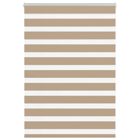 zebrafüggönnyel homokbarna szövetszélesség 90,9 cm poliészter