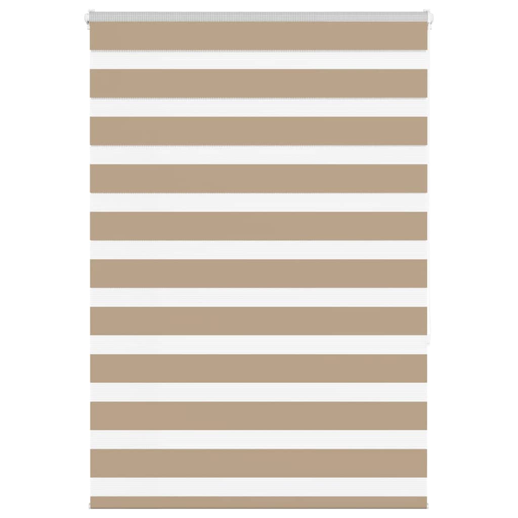zebrafüggönnyel homokbarna szövetszélesség 95,9 cm poliészter