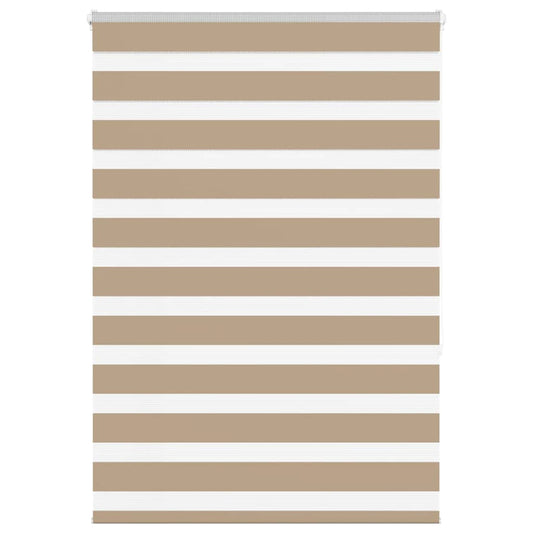 zebrafüggönnyel homokbarna szövetszélesség 95,9 cm poliészter