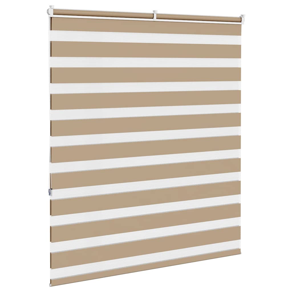 zebrafüggönnyel homokbarna szövetszélesség 95,9 cm poliészter