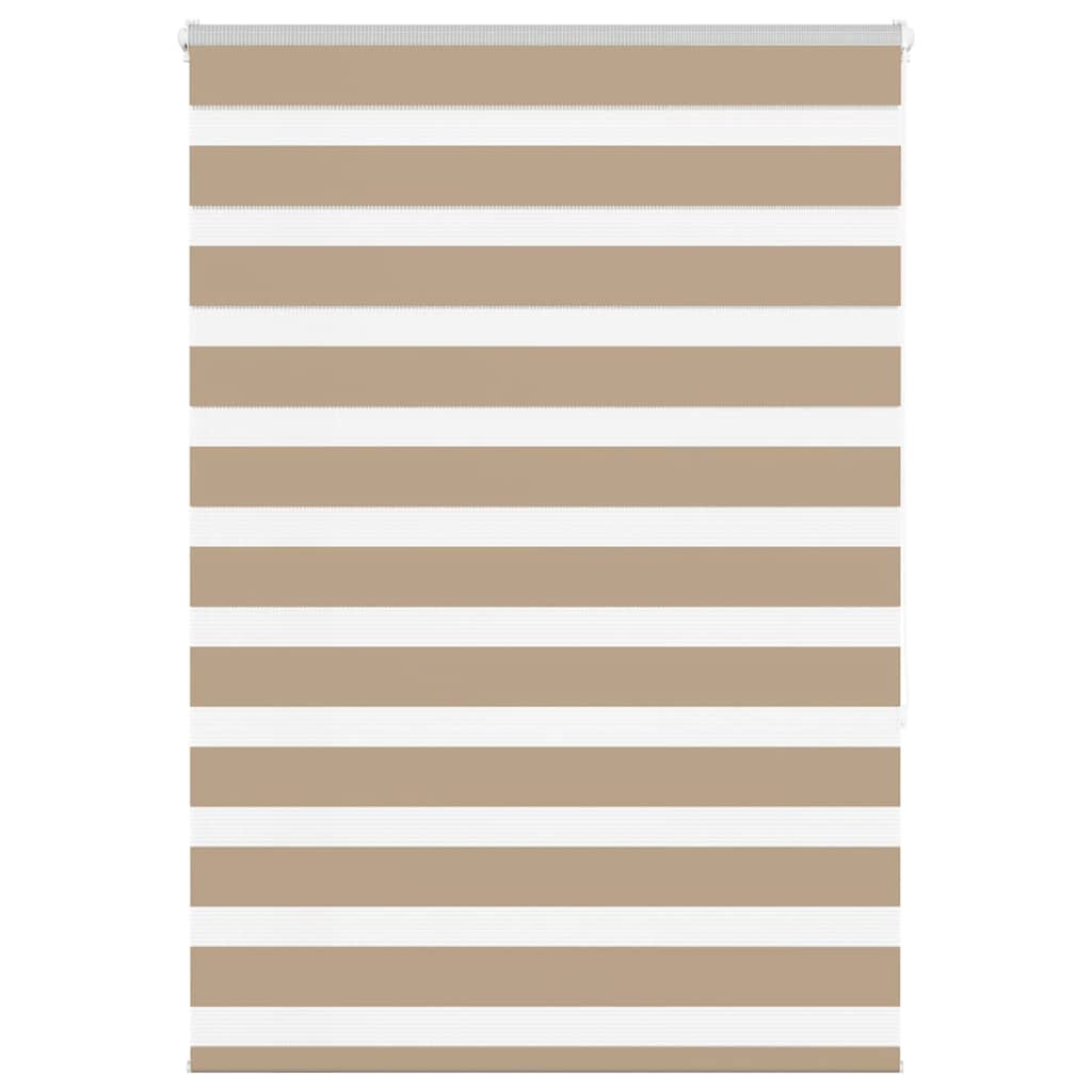 zebrafüggönnyel homokbarna szövetszélesség 100,9 cm poliészter