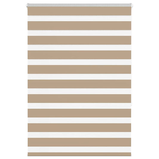zebrafüggönnyel homokbarna szövetszélesség 100,9 cm poliészter
