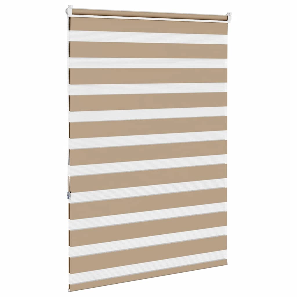 zebrafüggönnyel homokbarna szövetszélesség 105,9 cm poliészter