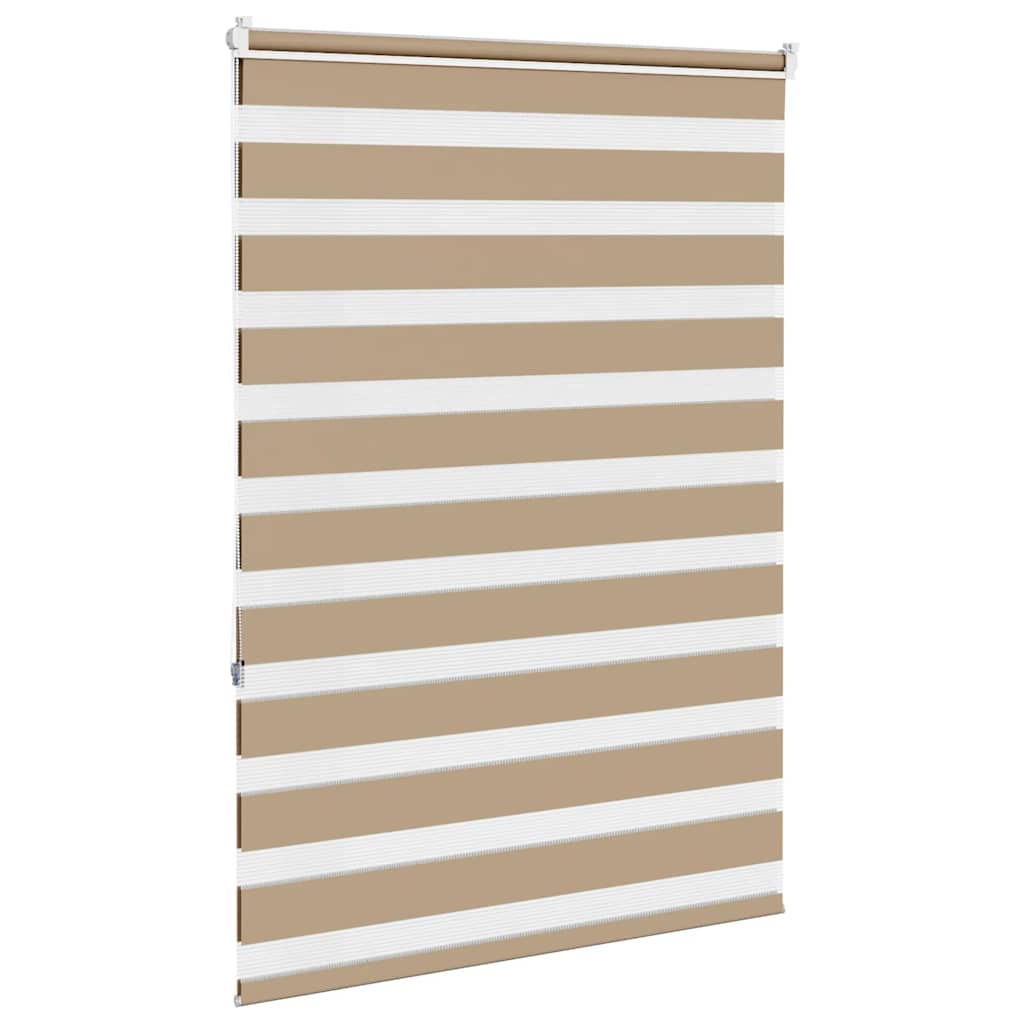 zebrafüggönnyel homokbarna szövetszélesség 110,9 cm poliészter