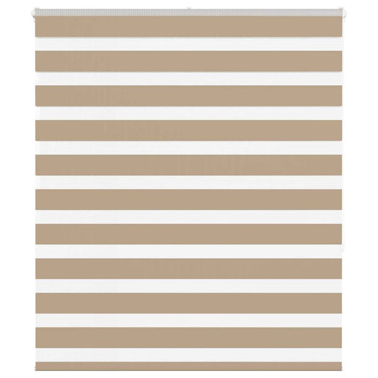 zebrafüggönnyel homokbarna szövetszélesség 115,9 cm poliészter