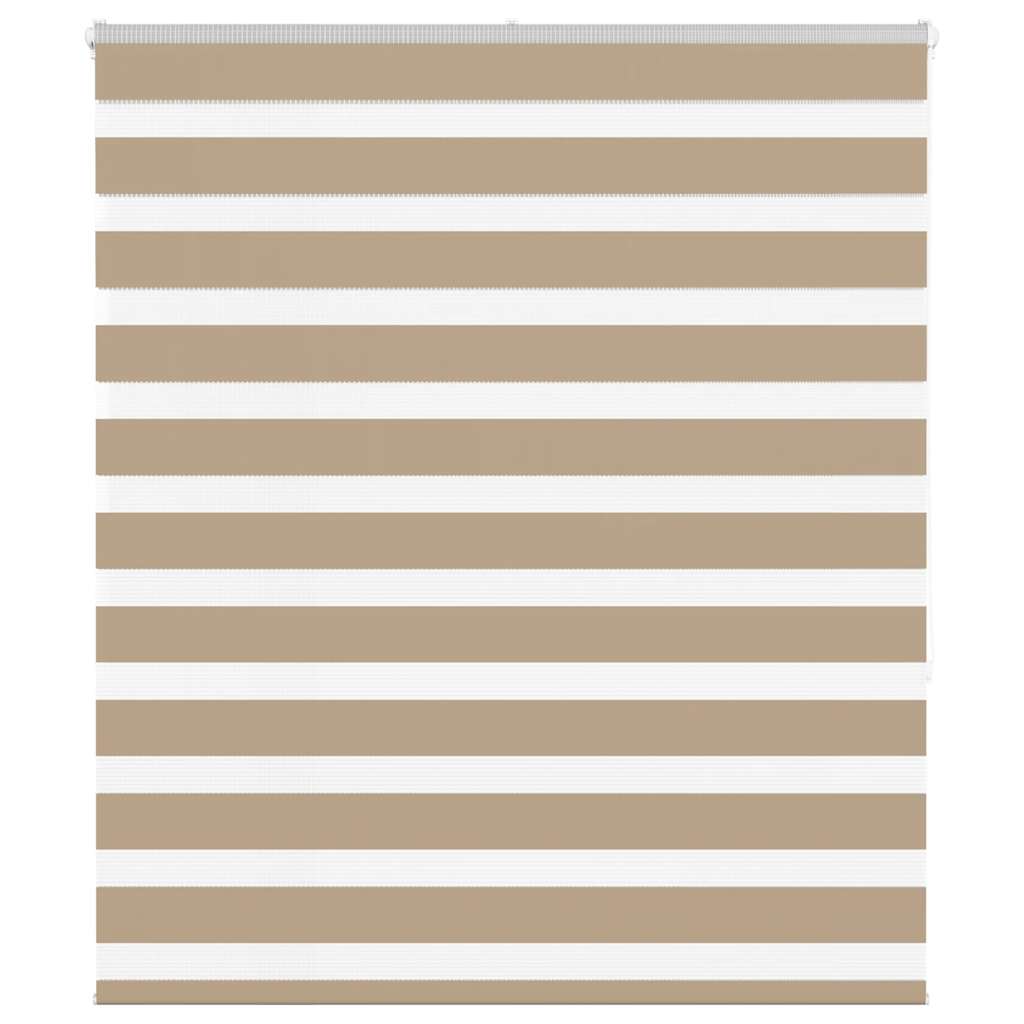 zebrafüggönnyel homokbarna szövetszélesség 120,9 cm poliészter