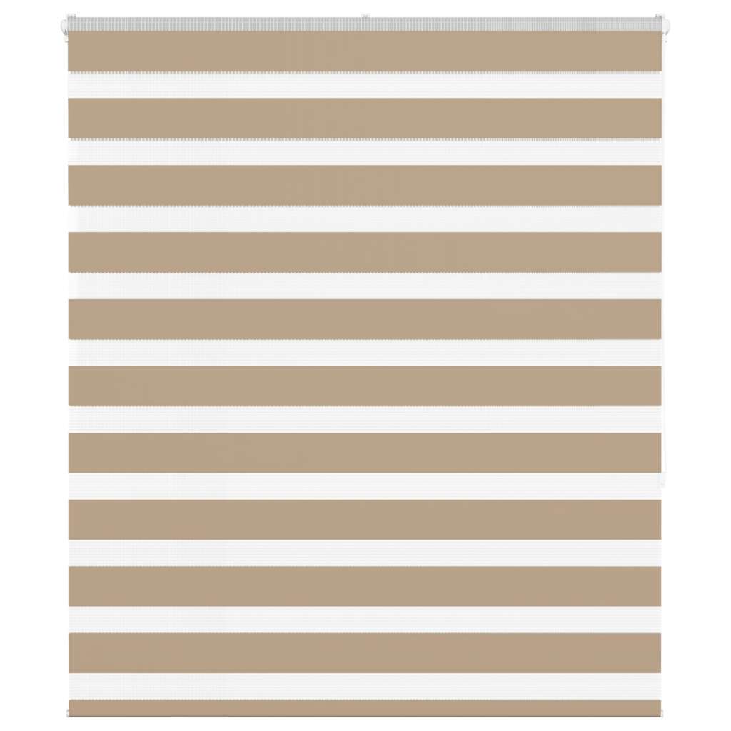 zebrafüggönnyel homokbarna szövetszélesség 125,9 cm poliészter