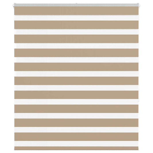 zebrafüggönnyel homokbarna szövetszélesség 130,9 cm poliészter