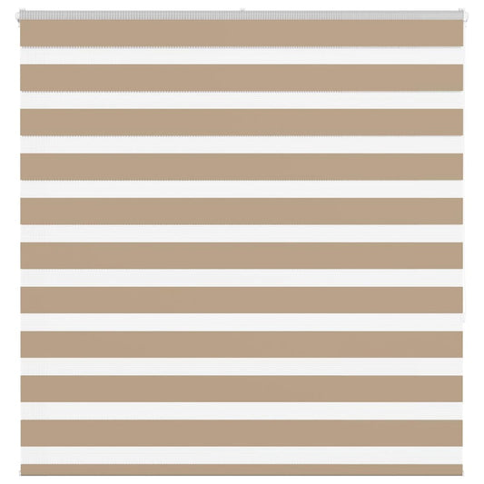 zebrafüggönnyel homokbarna szövetszélesség 135,9 cm poliészter