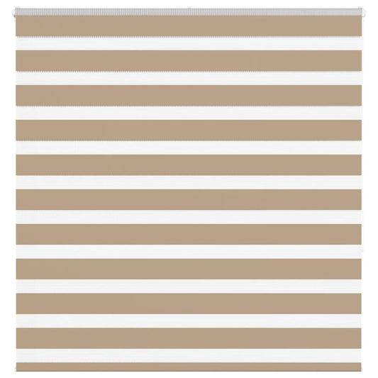 zebrafüggönnyel homokbarna szövetszélesség 140,9 cm poliészter