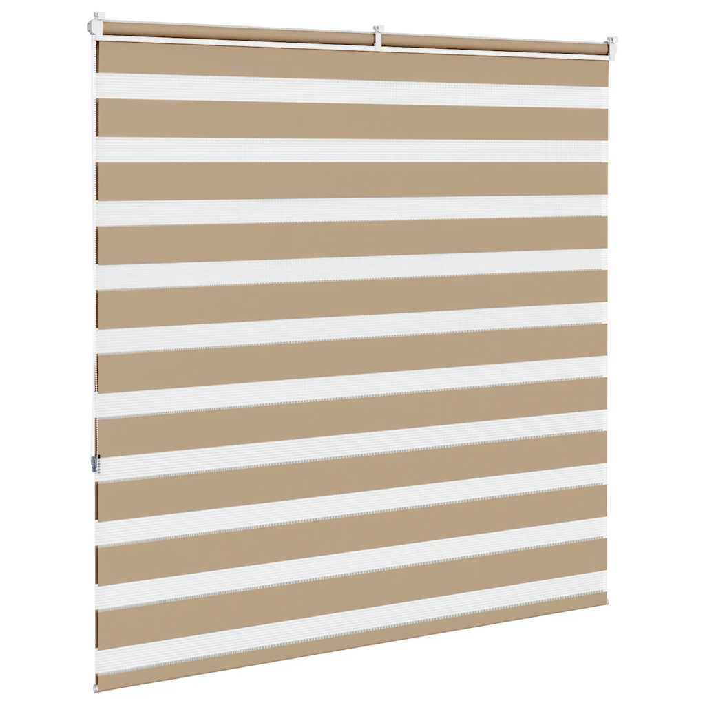 zebrafüggönnyel homokbarna szövetszélesség 145,9 cm poliészter