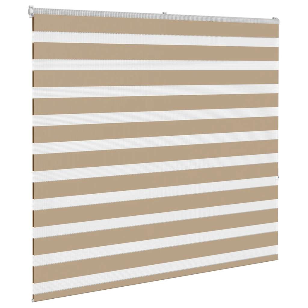zebrafüggönnyel homokbarna szövetszélesség 160,9 cm poliészter