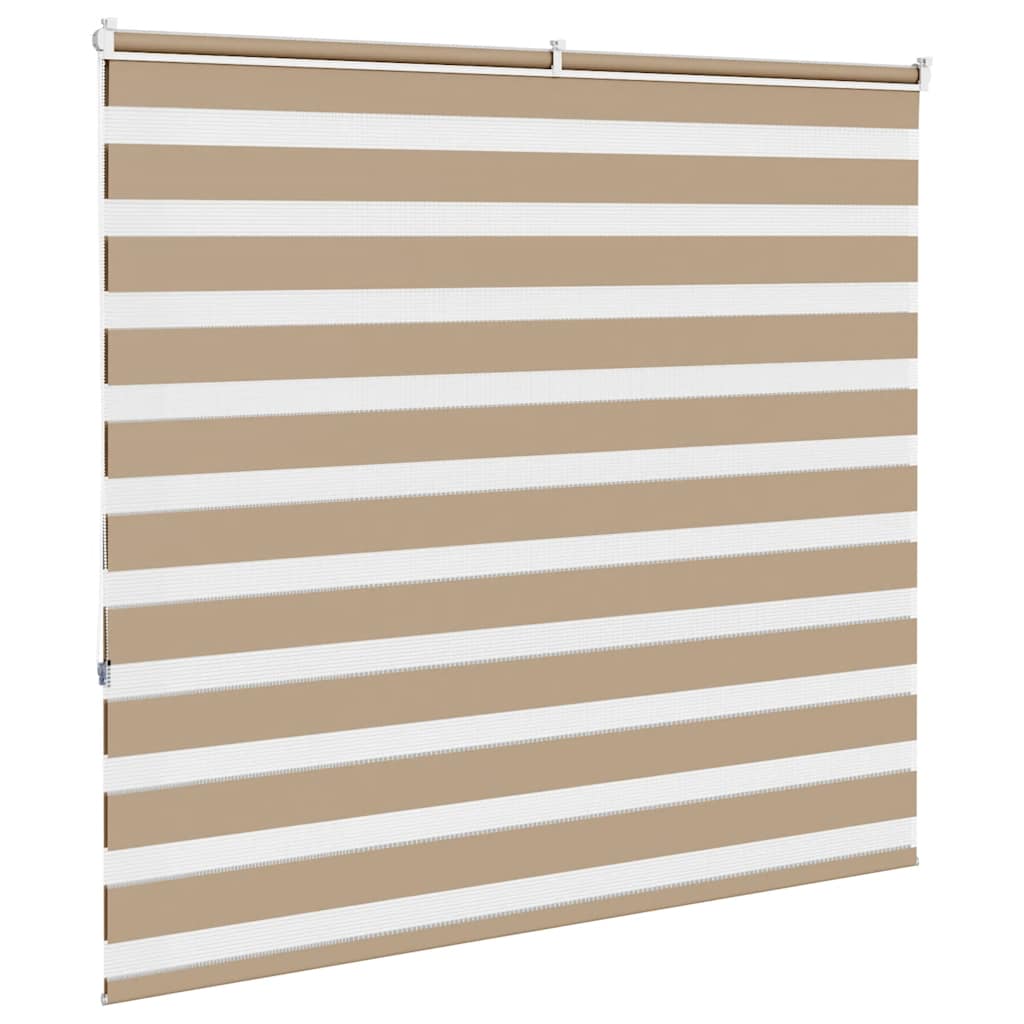 zebrafüggönnyel homokbarna szövetszélesség 160,9 cm poliészter