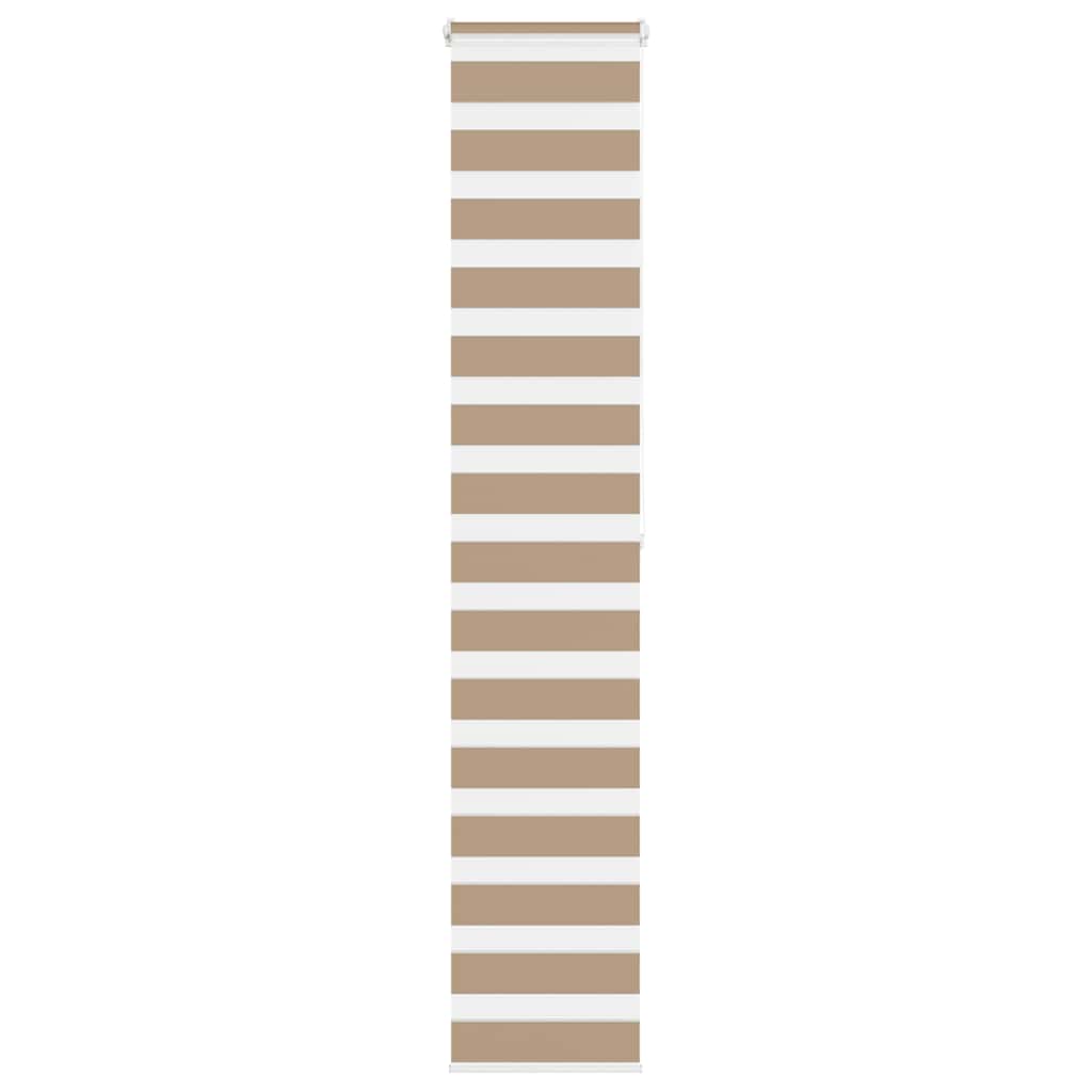 zebrafüggönnyel homokbarna szövetszélesség 35,9 cm poliészter