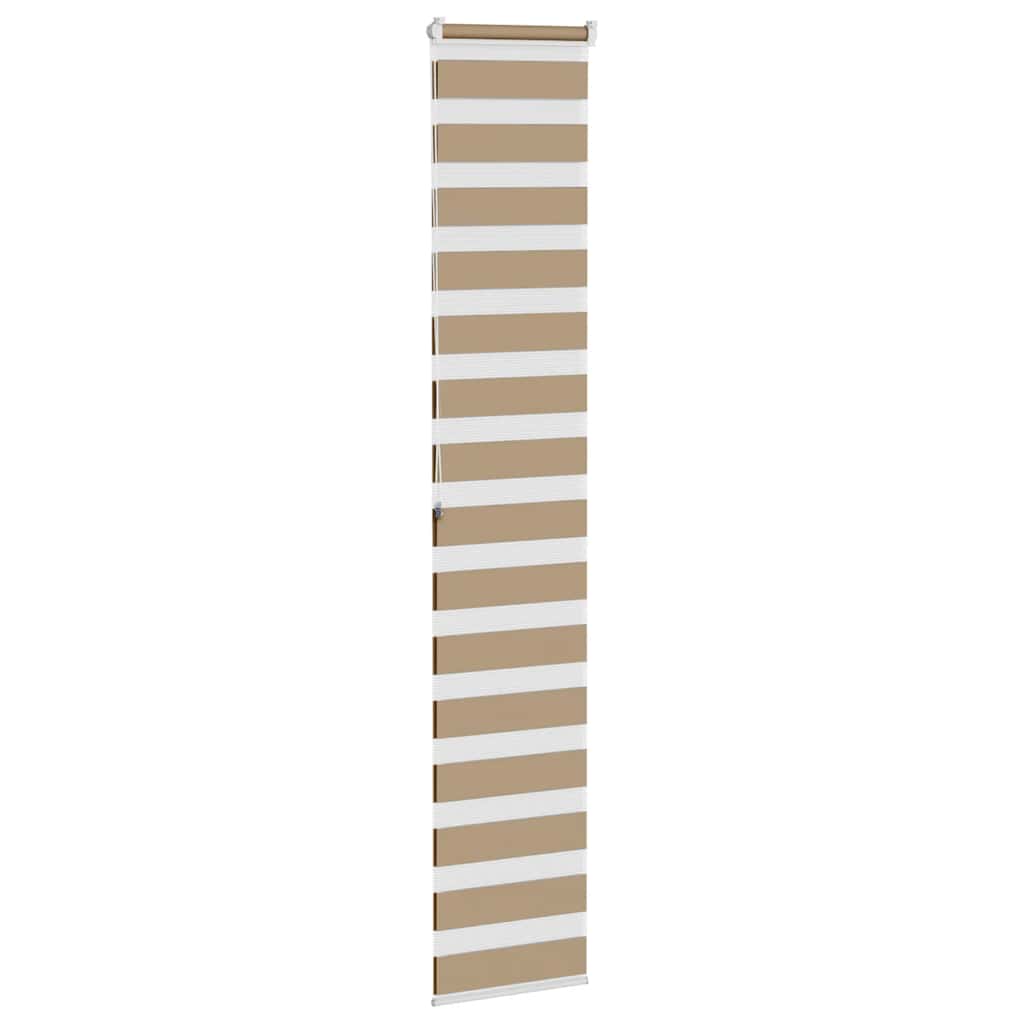 zebrafüggönnyel homokbarna szövetszélesség 40,9 cm poliészter