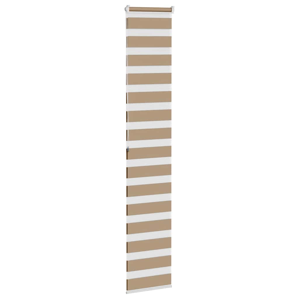 zebrafüggönnyel homokbarna szövetszélesség 45,9 cm poliészter