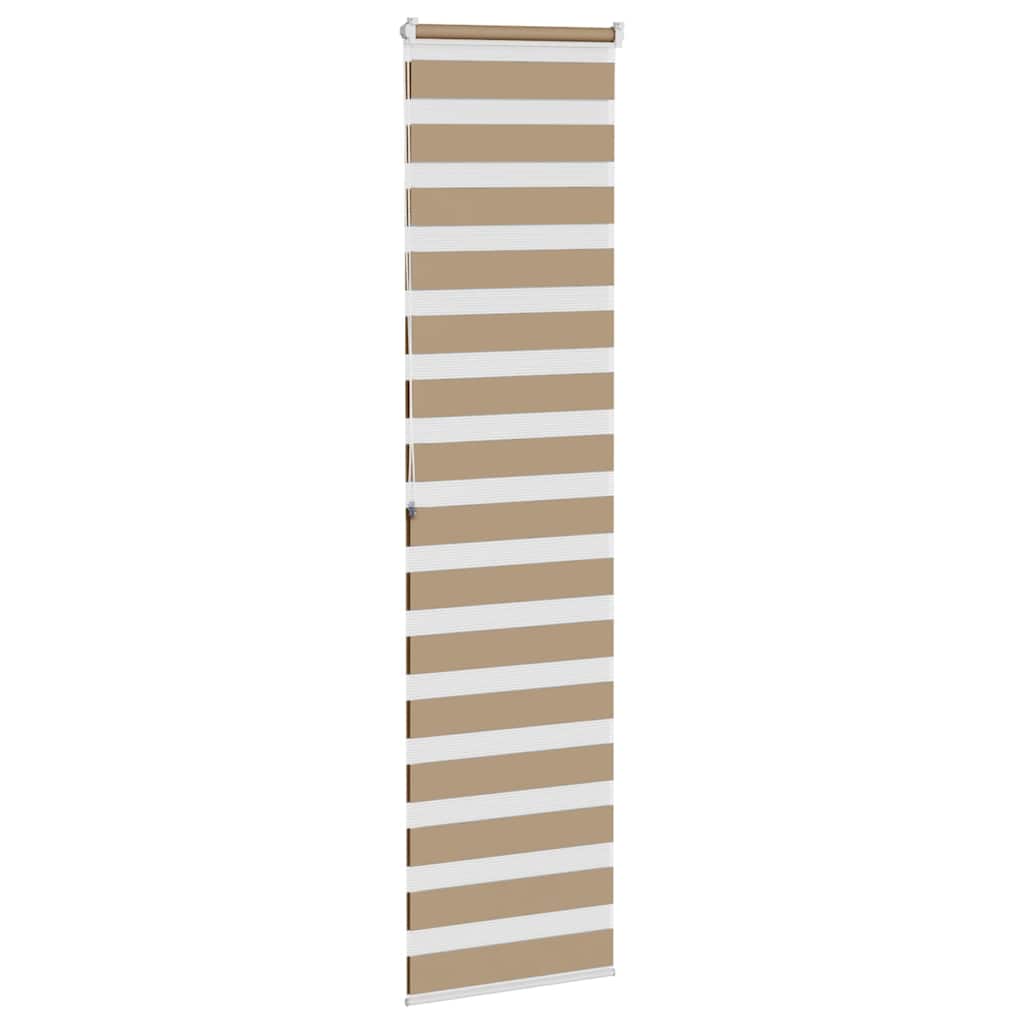 zebrafüggönnyel homokbarna szövetszélesség 50,9 cm poliészter
