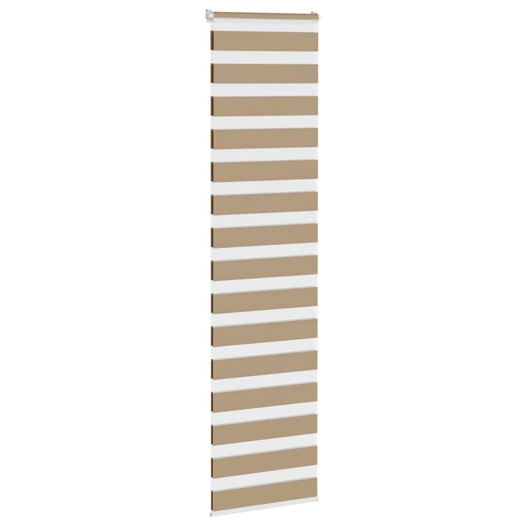 zebrafüggönnyel homokbarna szövetszélesség 55,9 cm poliészter