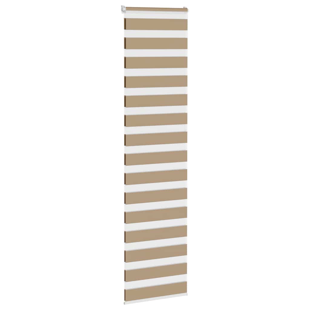 zebrafüggönnyel homokbarna szövetszélesség 60,9 cm poliészter