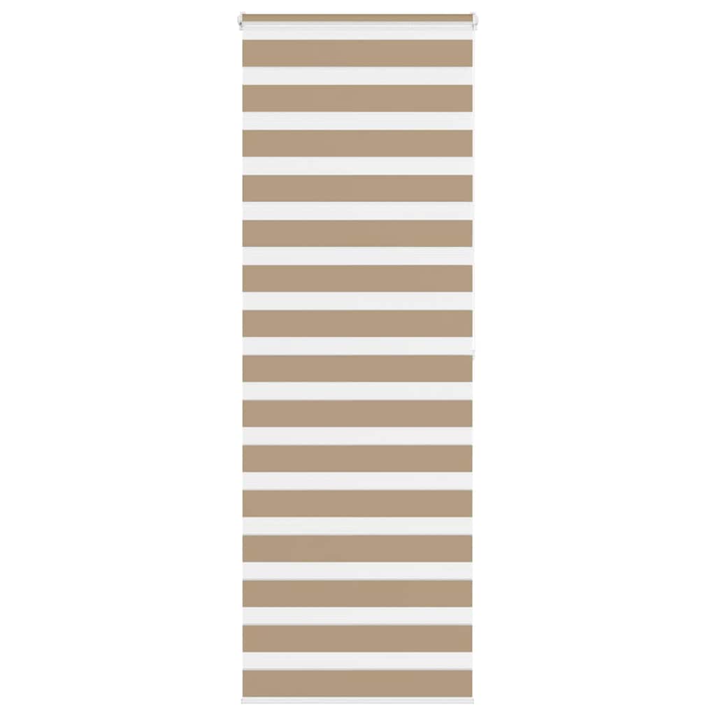zebrafüggönnyel homokbarna szövetszélesség 80,9 cm poliészter