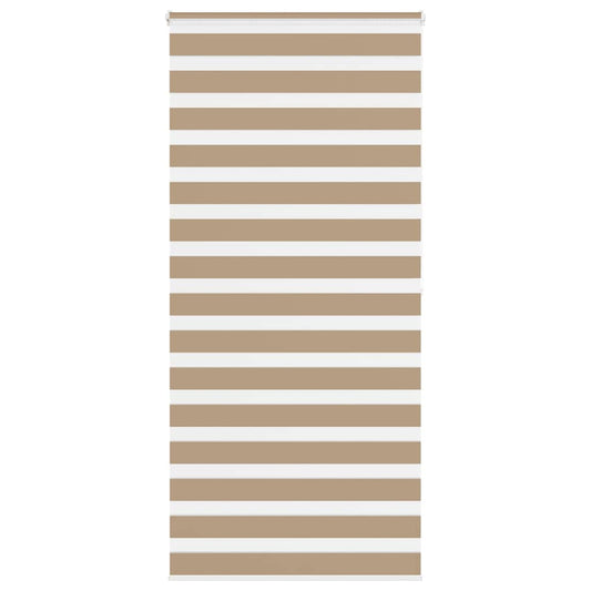 zebrafüggönnyel homokbarna szövetszélesség 90,9 cm poliészter