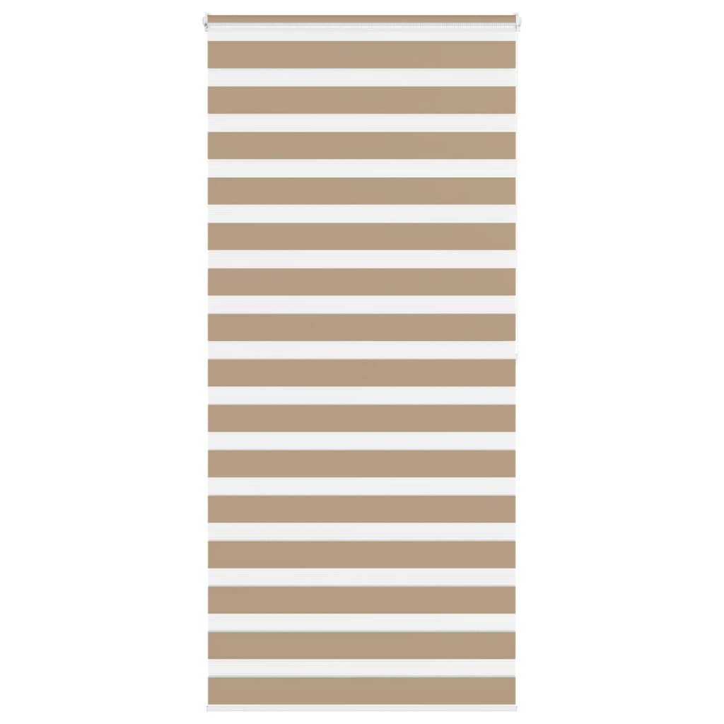 zebrafüggönnyel homokbarna szövetszélesség 95,9 cm poliészter