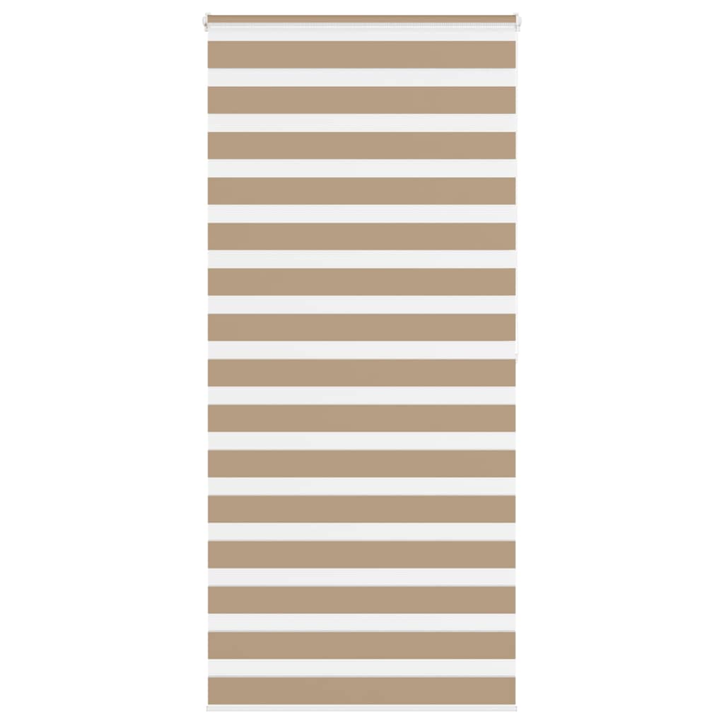 zebrafüggönnyel homokbarna szövetszélesség 100,9 cm poliészter