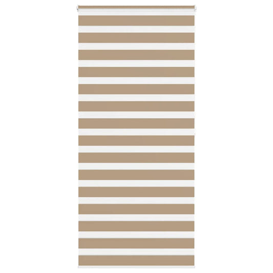 zebrafüggönnyel homokbarna szövetszélesség 105,9 cm poliészter