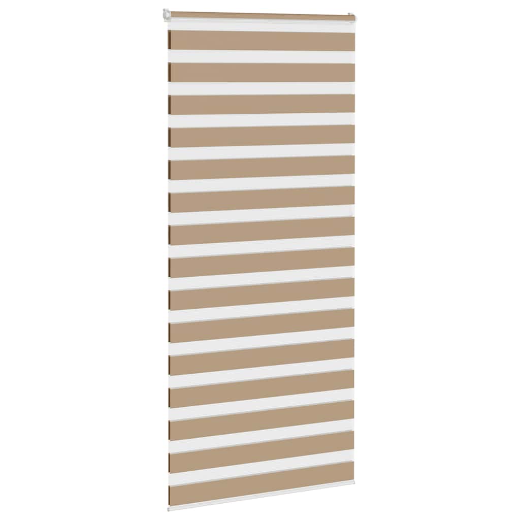 zebrafüggönnyel homokbarna szövetszélesség 105,9 cm poliészter