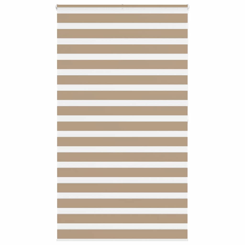 zebrafüggönnyel homokbarna szövetszélesség 120,9 cm poliészter