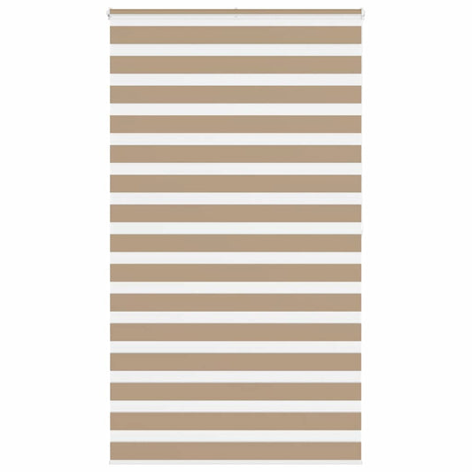 zebrafüggönnyel homokbarna szövetszélesség 120,9 cm poliészter