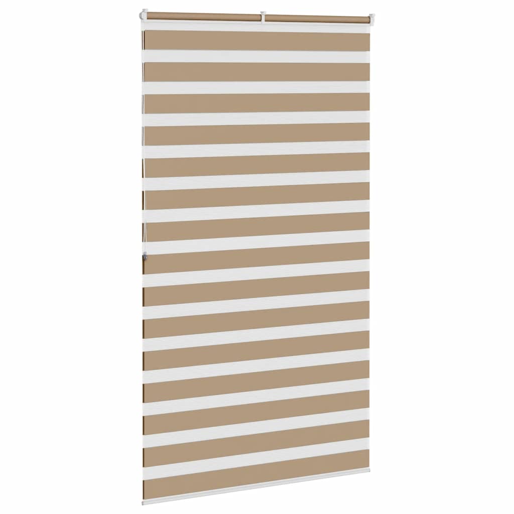 zebrafüggönnyel homokbarna szövetszélesség 120,9 cm poliészter