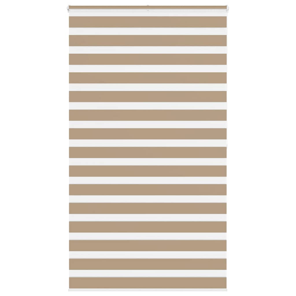 zebrafüggönnyel homokbarna szövetszélesség 125,9 cm poliészter
