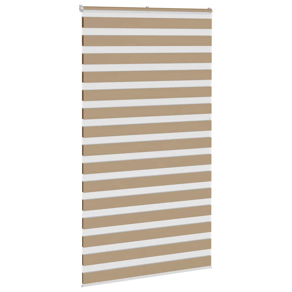 zebrafüggönnyel homokbarna szövetszélesség 125,9 cm poliészter