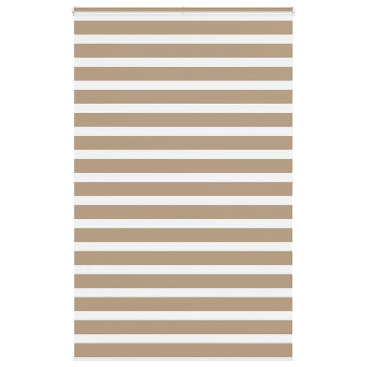 zebrafüggönnyel homokbarna szövetszélesség 140,9 cm poliészter