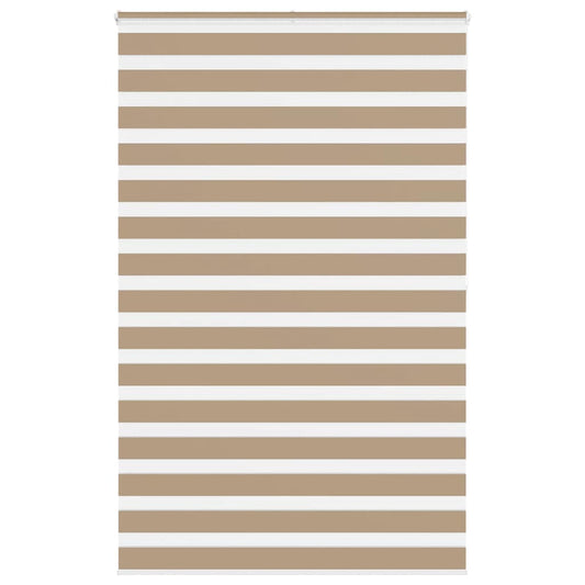 zebrafüggönnyel homokbarna szövetszélesség 145,9 cm poliészter