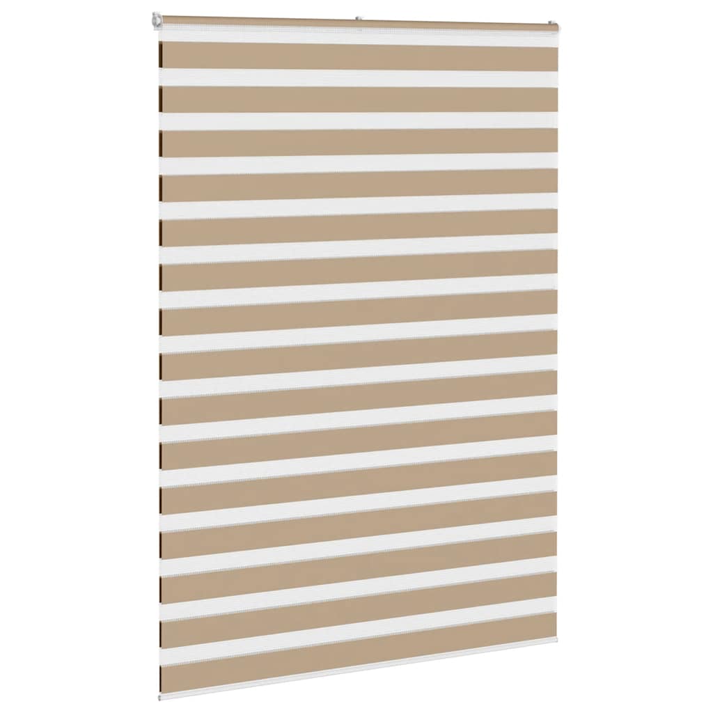 zebrafüggönnyel homokbarna szövetszélesség 155,9 cm poliészter
