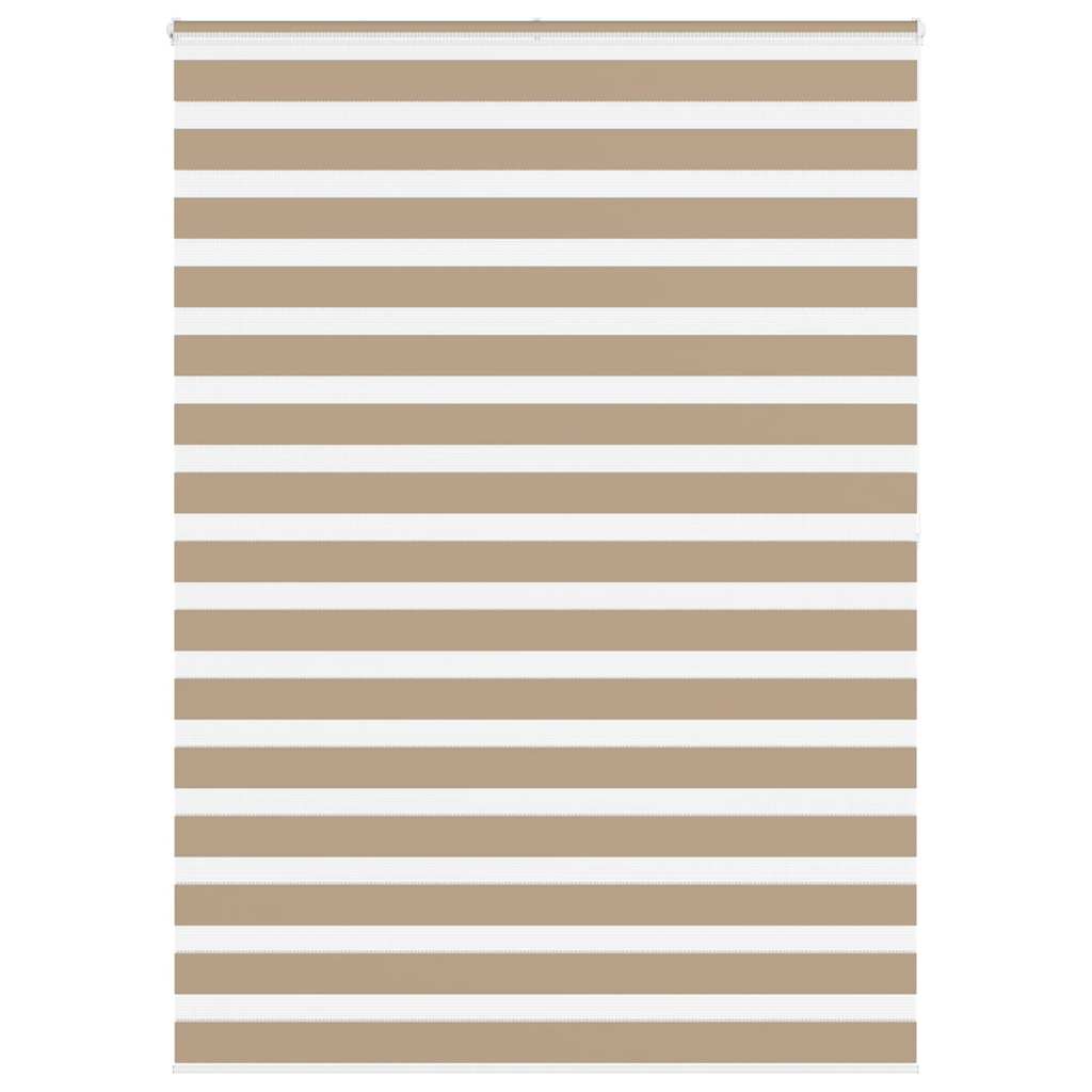zebrafüggönnyel homokbarna szövetszélesség 160,9 cm poliészter