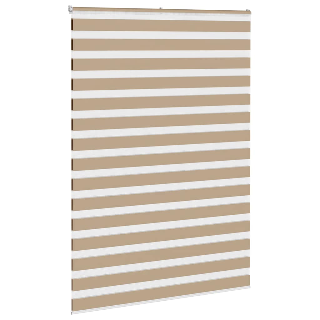 zebrafüggönnyel homokbarna szövetszélesség 160,9 cm poliészter